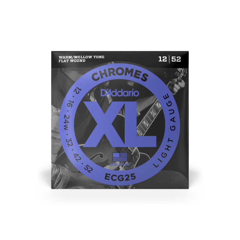 Набор струн D'ADDARIO ECG25 XL CHROMES LIGHT (12-52)